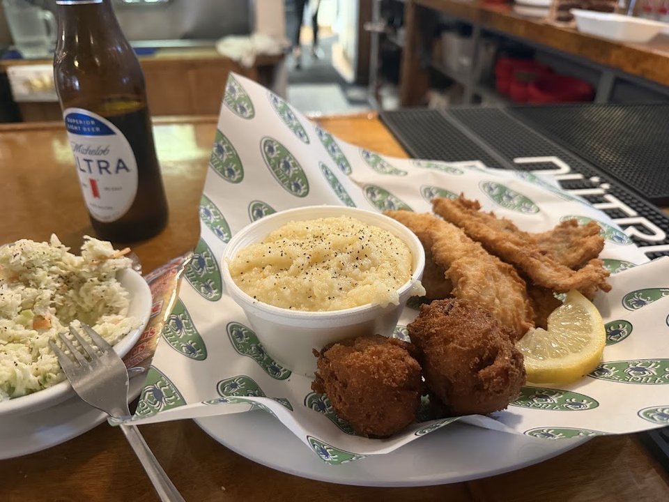 Fried Fish with Sides