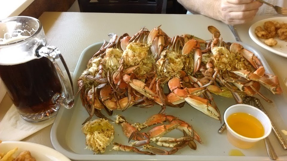 Fresh Blue Crab with Old Bay Seasoning