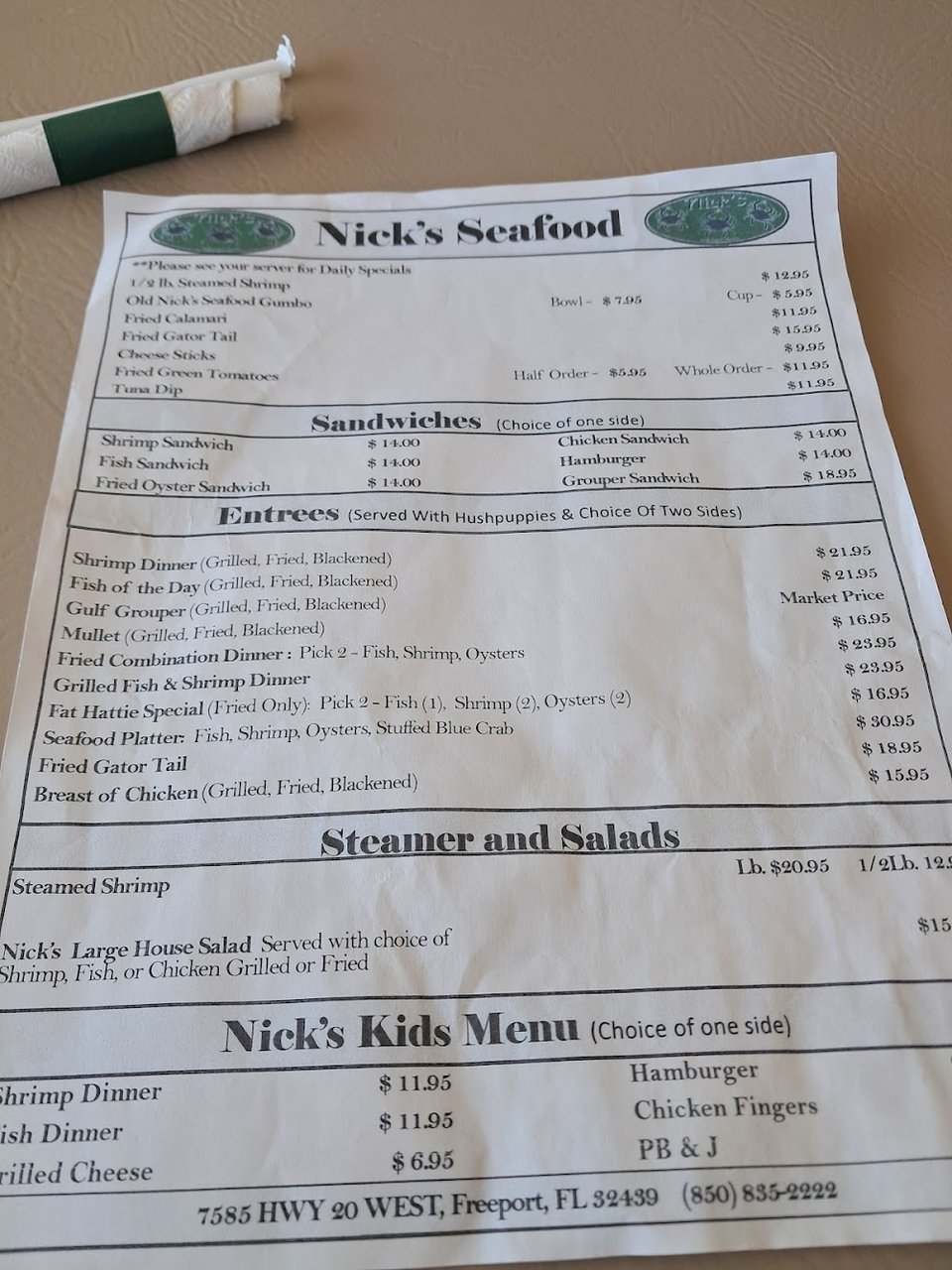 Appetizers and sides from a seafood restaurant.
